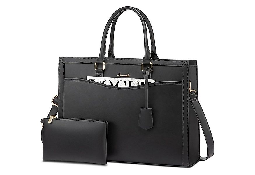 LuxusKollektion Laptoptasche Laptoptasche Damen 15.6 Zoll Groß Leder Schult günstig online kaufen