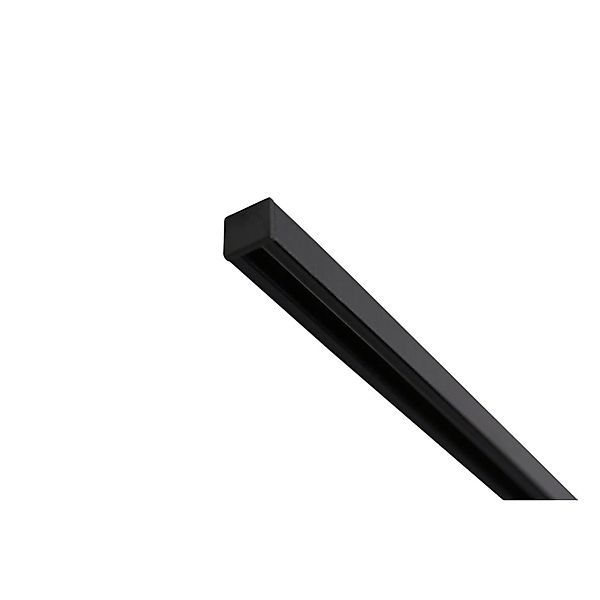 Deco-Raum Gardinenschiene nach Maß 1-Lauf Square Schwarz 190cm günstig online kaufen