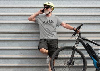 Baddery Print-Shirt Fahrrad T-Shirt: "Bike Evolution", günstig online kaufen