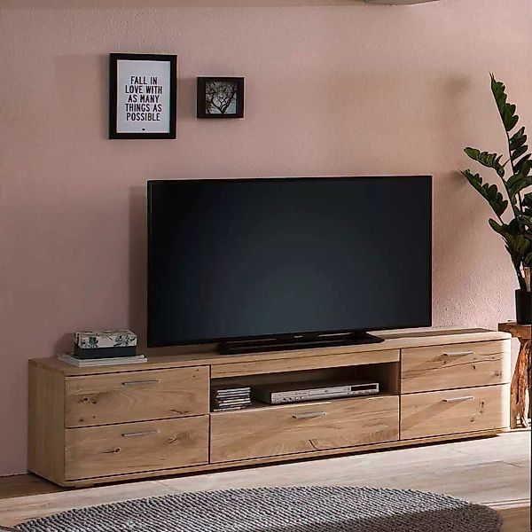 TV Board in Eiche Bianco 175 cm breit günstig online kaufen