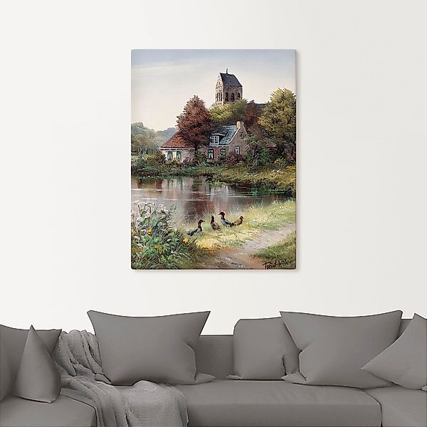 Artland Wandbild »Schöner Tag«, Gewässer, (1 St.), als Leinwandbild, Poster günstig online kaufen