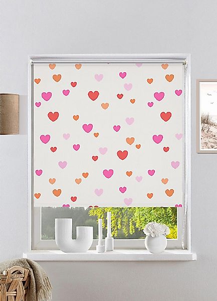 Rollo HEART, Lüttenhütt, verdunkelnd, ohne Bohren, günstig online kaufen