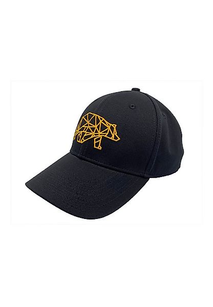 FORSBERG Snapback Cap schwarze Cap mit gelbem Logo günstig online kaufen