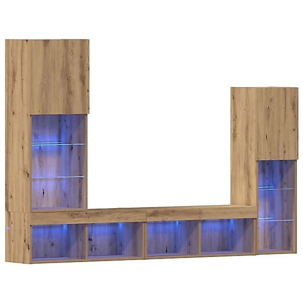 vidaXL TV-Schrank Artisan-Eiche 40,5 x 30 x 102 cm Holzwerkstoff 3334390 günstig online kaufen