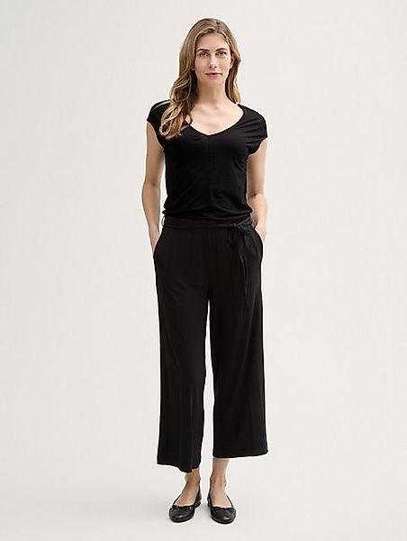 TOM TAILOR Jumpsuit Jersey Jumpsuit mit Bindegürtel günstig online kaufen