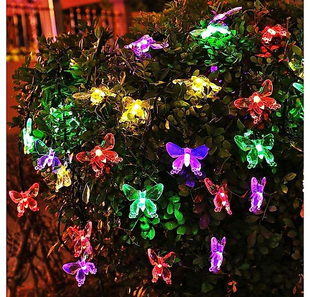 Salcar LED Solarleuchte LED Solarleuchten Außen Schmetterlinge Solarlicht W günstig online kaufen
