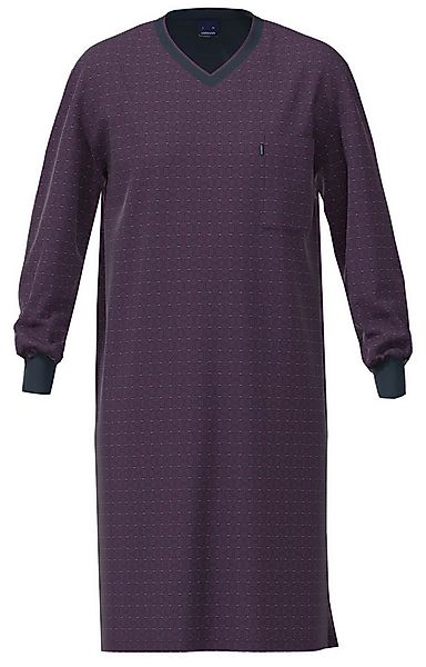 Ammann Nachthemd Herren Schlafshirt langer Arm (1-tlg) Baumwolle günstig online kaufen