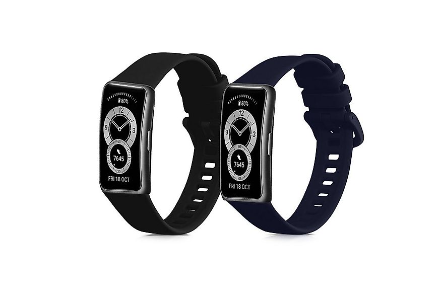 kwmobile Uhrenarmband 2x Sportarmband für Huawei Band 10 / 9 / 8, Armband T günstig online kaufen