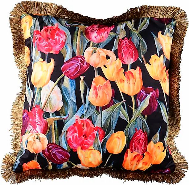 MIRRORS AND MORE Dekokissen »ELONA« unifarben, Dekokissen mit Füllung günstig online kaufen