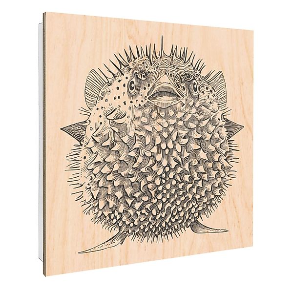 Banjado Großer Schlüsselbox Holz 30x30cm Weiß Scharnier Rechts 50 Haken Sch günstig online kaufen