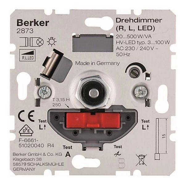 Berker Drehdimmer 20 - 500 W günstig online kaufen