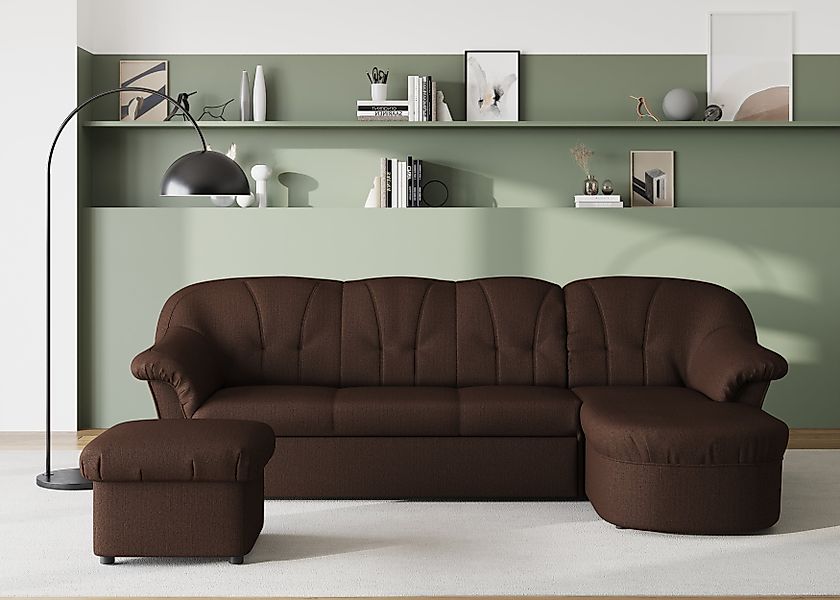 DOMO collection Ecksofa Pegnitz, elegante Rückensteppung, günstig online kaufen