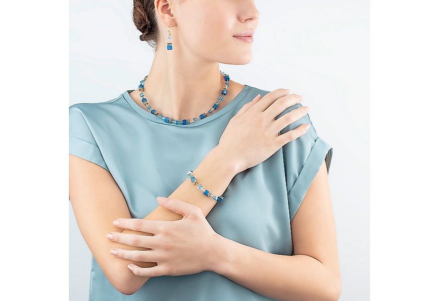 COEUR DE LION Paar Ohrhänger Schmuck Edelstahl GeoCUBE® Iconic Mono Würfelk günstig online kaufen