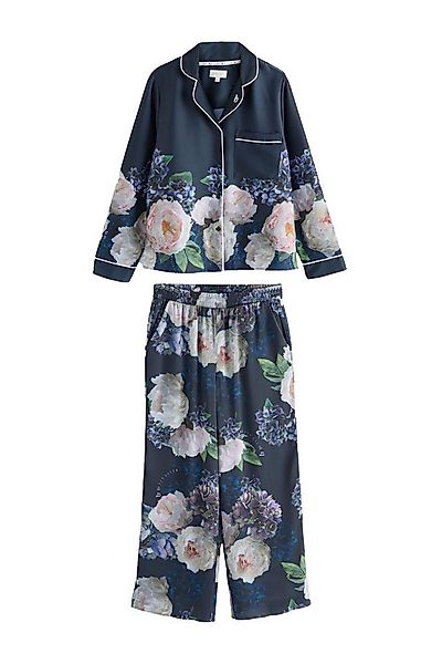 B by Ted Baker Pyjama B by Ted Baker durchgeknöpfter Satin-Schlafanzug (2 t günstig online kaufen