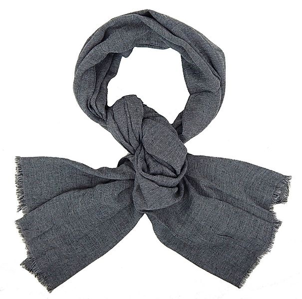 Ella Jonte Modeschal, grau mit feinen Streifen breiter weicher edler Schal günstig online kaufen