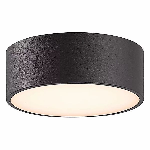 LED Wand- und Deckenleuchte in Anthrazit 6W 539lm IP65 150mm günstig online kaufen