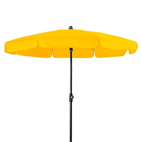 Doppler Balkonschirme Sunline Ø 150 cm Gelb mit Knickfunktion günstig online kaufen