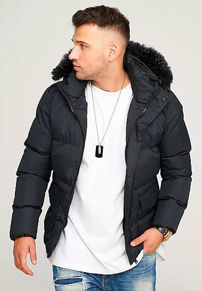 behype Steppjacke "BHADLYR" mit abtrennbarer Kapuze günstig online kaufen