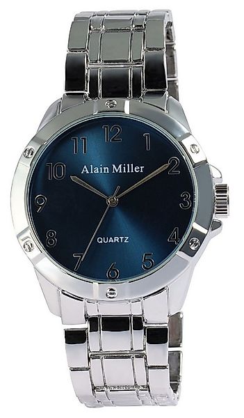 Alain Miller Quarzuhr 2800117 Alain Miller Herrenuhr mit Metallband, silber günstig online kaufen