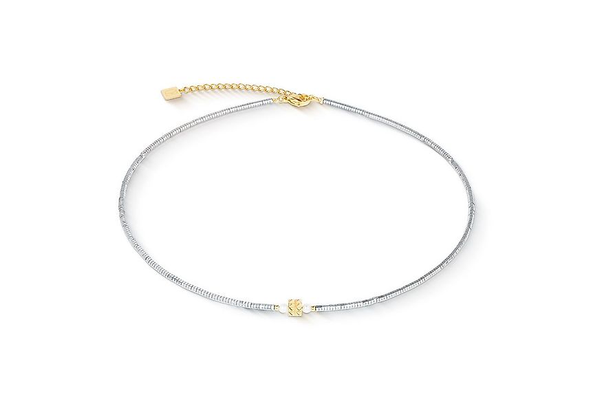 COEUR DE LION Collier Schmuck Edelstahl Halskette Edge & Grace Würfelkette, günstig online kaufen