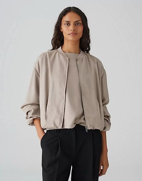 OPUS Jackenblazer Jaletta O-Form cropped Länge Webware günstig online kaufen