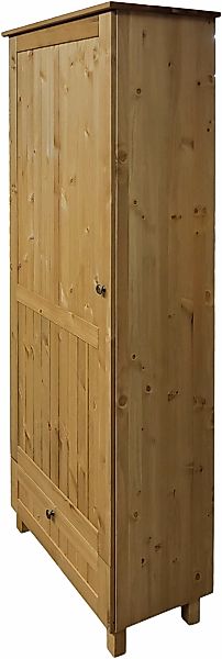 Home affaire Garderobenschrank "Juventus" 1 Stk. tlg. aus massiver Kiefer, günstig online kaufen