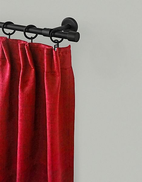 GARESA Gardinenstange »RUSTIKA«, 1 läufig-läufig, Wunschmaßlänge, rustikale günstig online kaufen