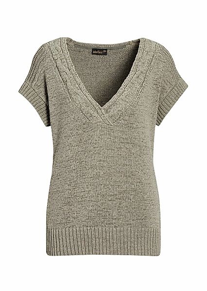 GOLDNER Rundhalspullover "Trageangenehmer Pullunder mit modischem Ausschnit günstig online kaufen