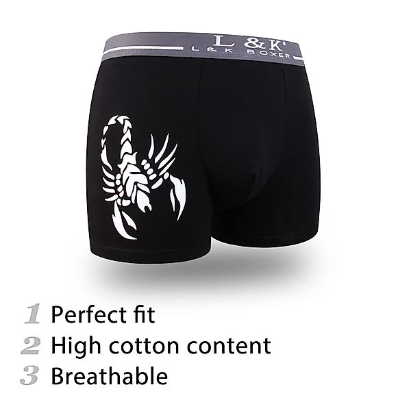 L&K Boxershorts 1104-1121-4er (4er-Pack) Herren Retroshorts günstig online kaufen