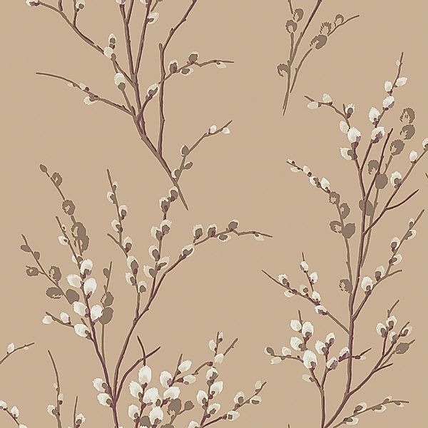 Laura Ashley Vliestapete Pussy Willow Natural 10,05 x 0,52 m günstig online kaufen