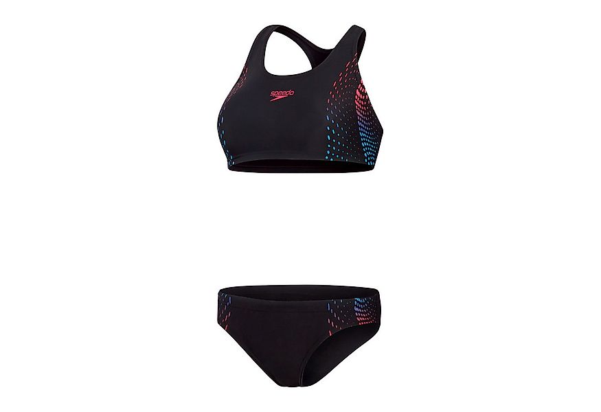 Speedo Bandeau-Bikini PLMT 2PC AF BLACK/PURPLE (2-St) zweiteiliges Set, spo günstig online kaufen