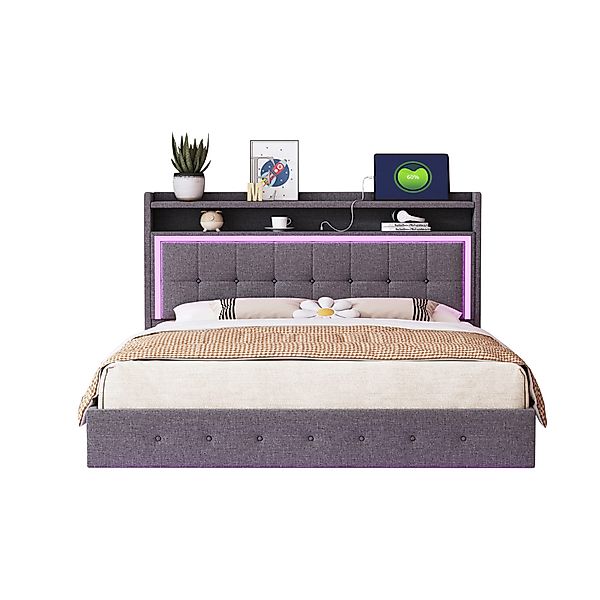 OKWISH Polsterbett Funktionsbett Kinderbett Gästebett Doppelbett günstig online kaufen