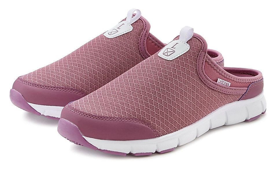 LASCANA Slip-On-Sneaker, Sneaker Halbschuh, Freizeitschuh, Sabot, Clogs aus günstig online kaufen