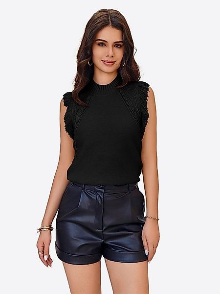 Imily Bela Strickweste Damen Ärmelloses Fransenweste (Packung, 1-tlg., 1per günstig online kaufen