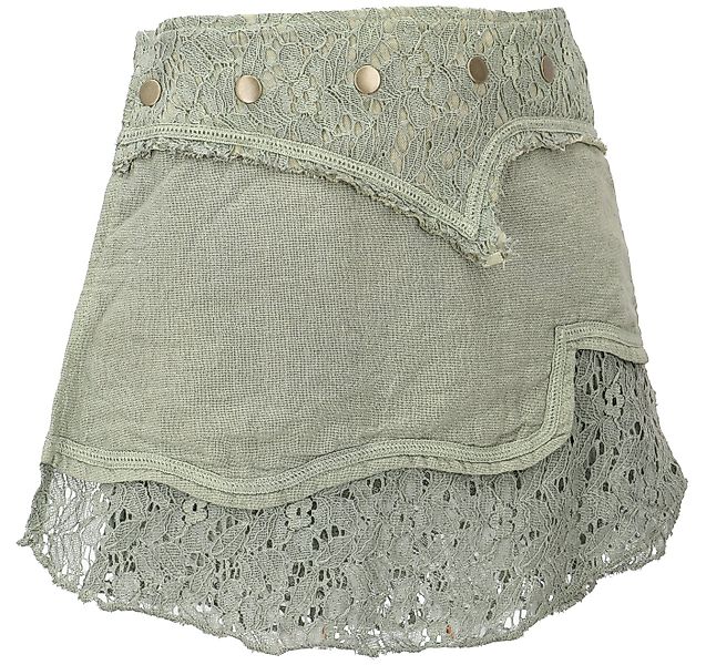 Guru-Shop Minirock Natürlicher Goa Sommerrock, Ethno Wickelrock.. alternati günstig online kaufen