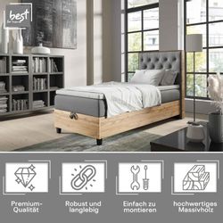 Best for Home Boxspringbett mit Bettkasten günstig online kaufen