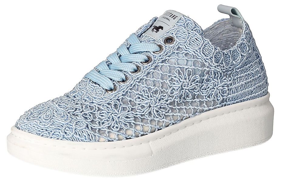 Mustang Shoes Sneaker, Plateausneaker, Schnürschuh mit Keilabsatz günstig online kaufen