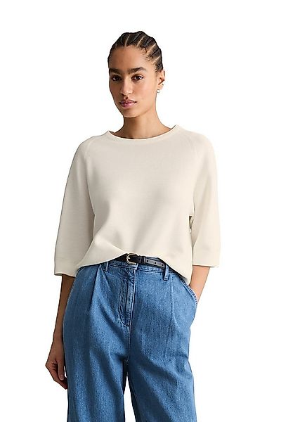 Marc O'Polo DENIM Rundhalspullover 3/4 Arm, locker geschnitten günstig online kaufen