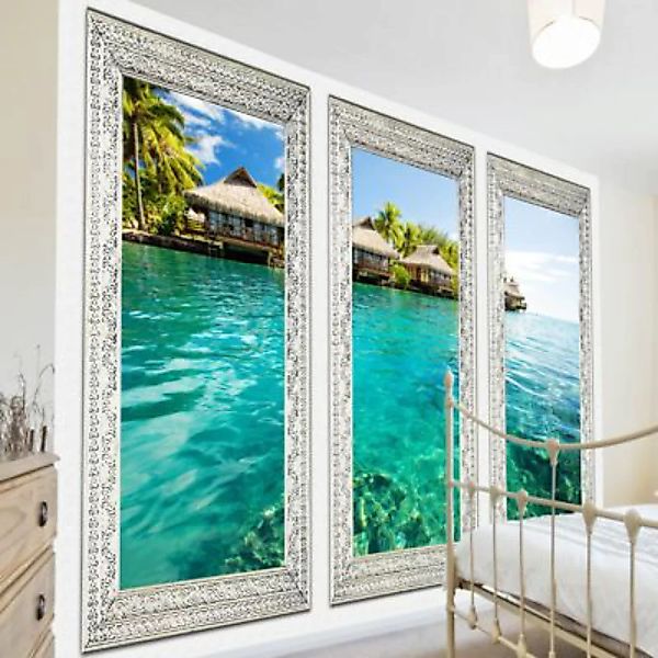 artgeist Fototapete Einsame Insel mehrfarbig Gr. 350 x 245 günstig online kaufen