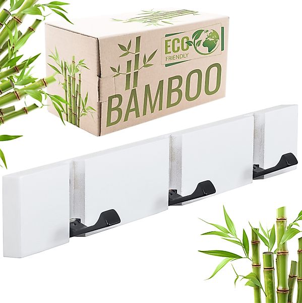 RICOO Garderobenleiste MH023S-W (1 St), Kleiderhaken günstig online kaufen