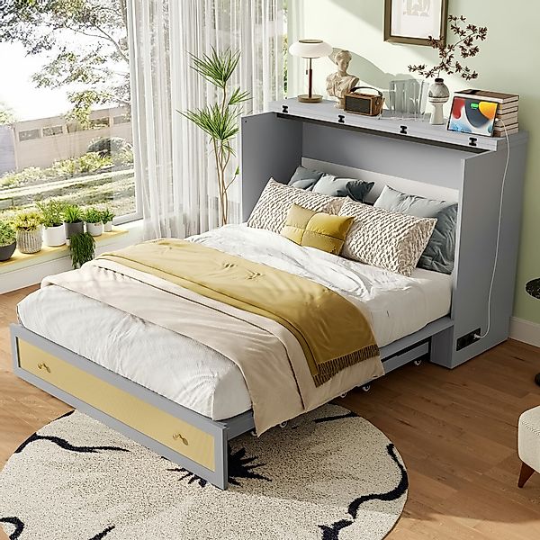 Merax Schrankbett 140x200cm mit USB- & günstig online kaufen