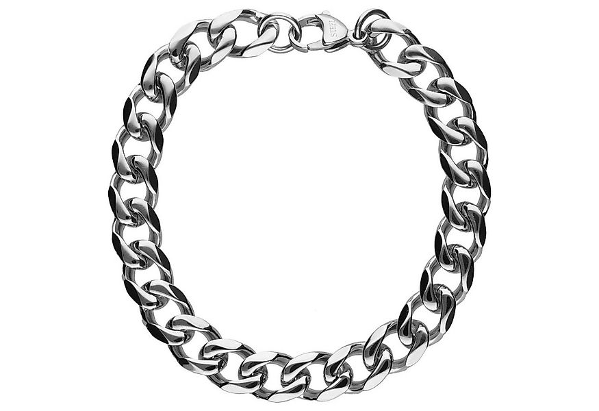 Jacques Charrel Armband Panzerarmband Look, Edelstahl günstig online kaufen