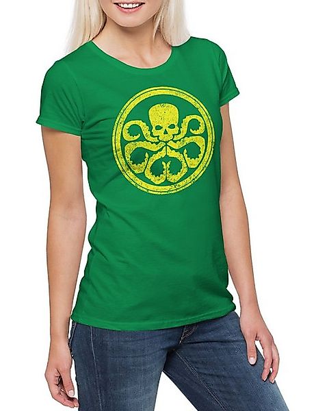 Urban Backwoods Print-Shirt Hydra Vintage Logo I Damen T-Shirt Nick TV Sear günstig online kaufen