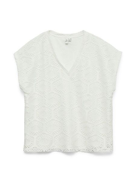 Vero Moda Spitzenshirt VMIRIS CROCHET V-NECK T-SHIRT JRS BTQ günstig online kaufen