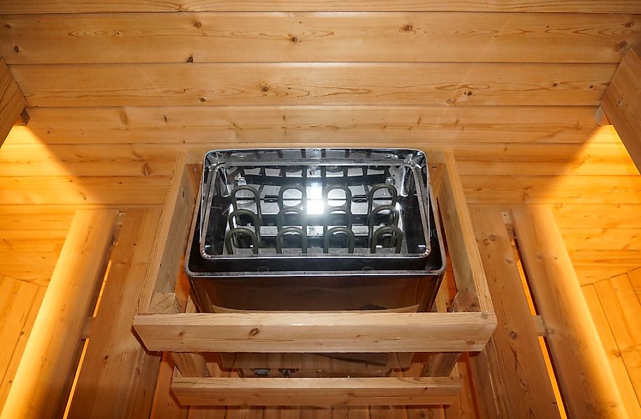 Sanotechnik Sauna »»HANKO« Außensauna«, geeignet für 6 Personen, Fichtenhol günstig online kaufen