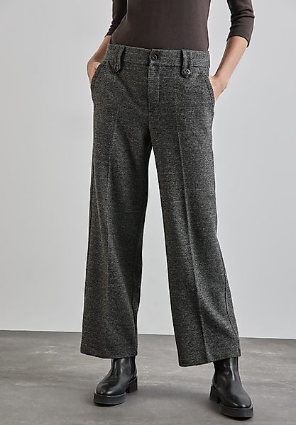 STREET ONE Stoffhose Sommerhose Fishbone-Hose im günstig online kaufen
