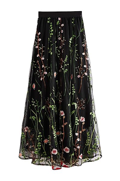 Next Maxirock Boho-Maxirock aus Mesh mit günstig online kaufen