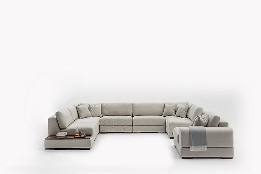 JVmoebel Ecksofa Luxus Ecksofa U Form Wohnzimmer Couchen Design Wohnlandsch günstig online kaufen