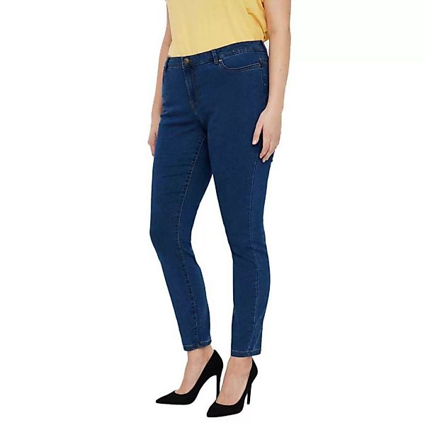 Vero Moda Ludy Slim Jegging K Curve Jeans 44 Blue Denim günstig online kaufen