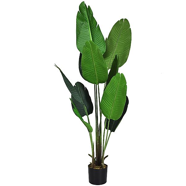 Kunstbaum, COSTWAY, Tropische Palme, mit Topf günstig online kaufen